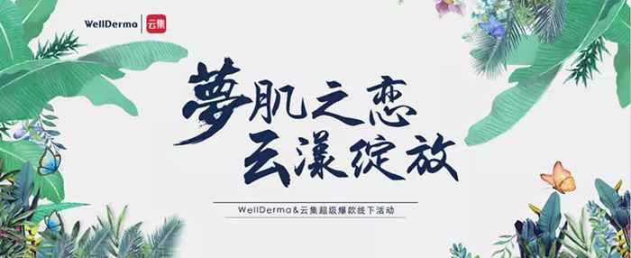 夢肌之戀，云漾綻放——WellDerma夢蝸2019新品發(fā)布會-會議會展活動策劃案例-杭州伍方會議服務有限公司