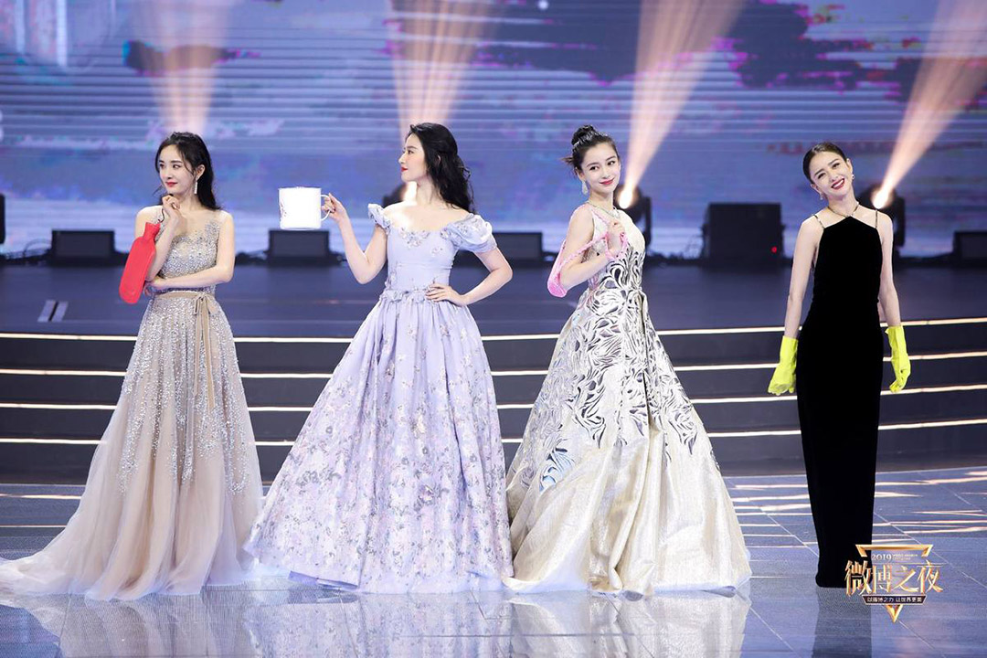 微博年度女神 ——劉亦菲、楊穎、楊冪、佟麗婭